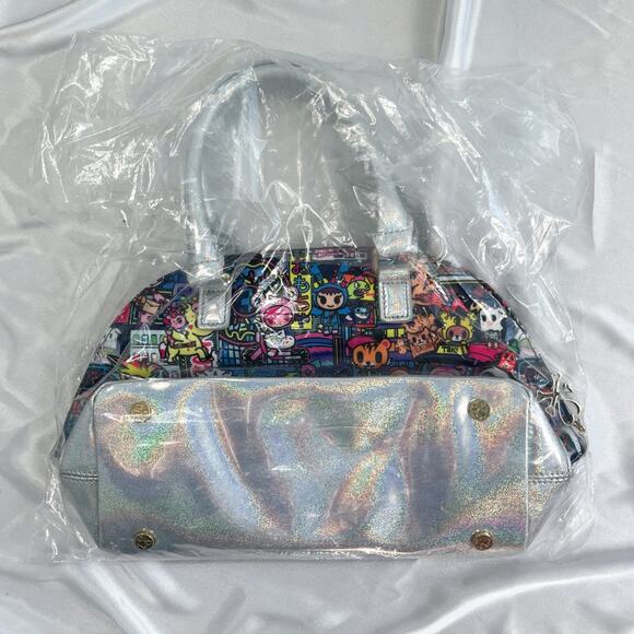 Tokidoki Midnight Metropolis Dome Bag Holographic Kawaii Purse Fall 2021 Tokyo - Picture 12 of 12